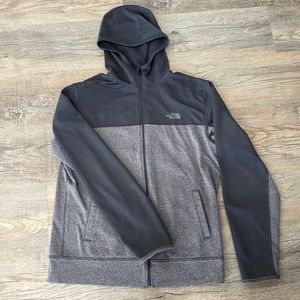 The North Face Long Sleeve Hooded Zipper Sweatshirt Jacket